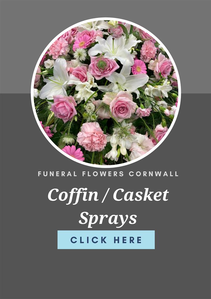 Funeral Flowers Cornwall - Casket and Coffin Sprays